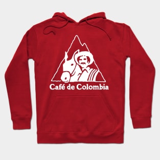 Cafe de Colombia - white design Hoodie